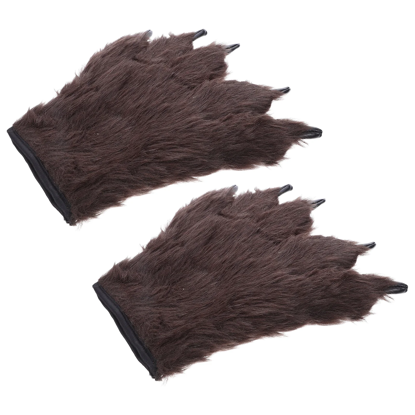 

Horror Prop Gloves Gothic Werewolf Animal Creepy Cosplay Claws Hairy Hand Costume