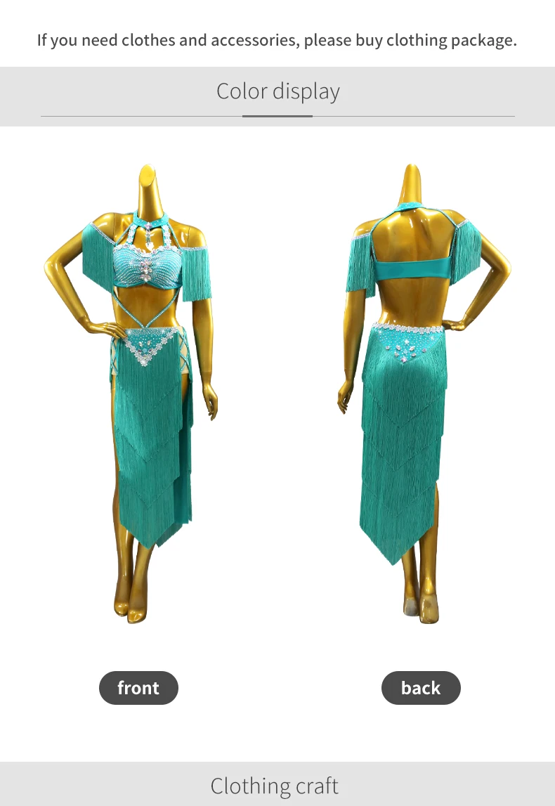 Bauchtanz-Outfit Orientalisches Kostüm Unterrichtskleidung Bauchtanzkleid Damen Abendrock Benley Mädchen Übungskorsett Tanzkleidung – Detail 5