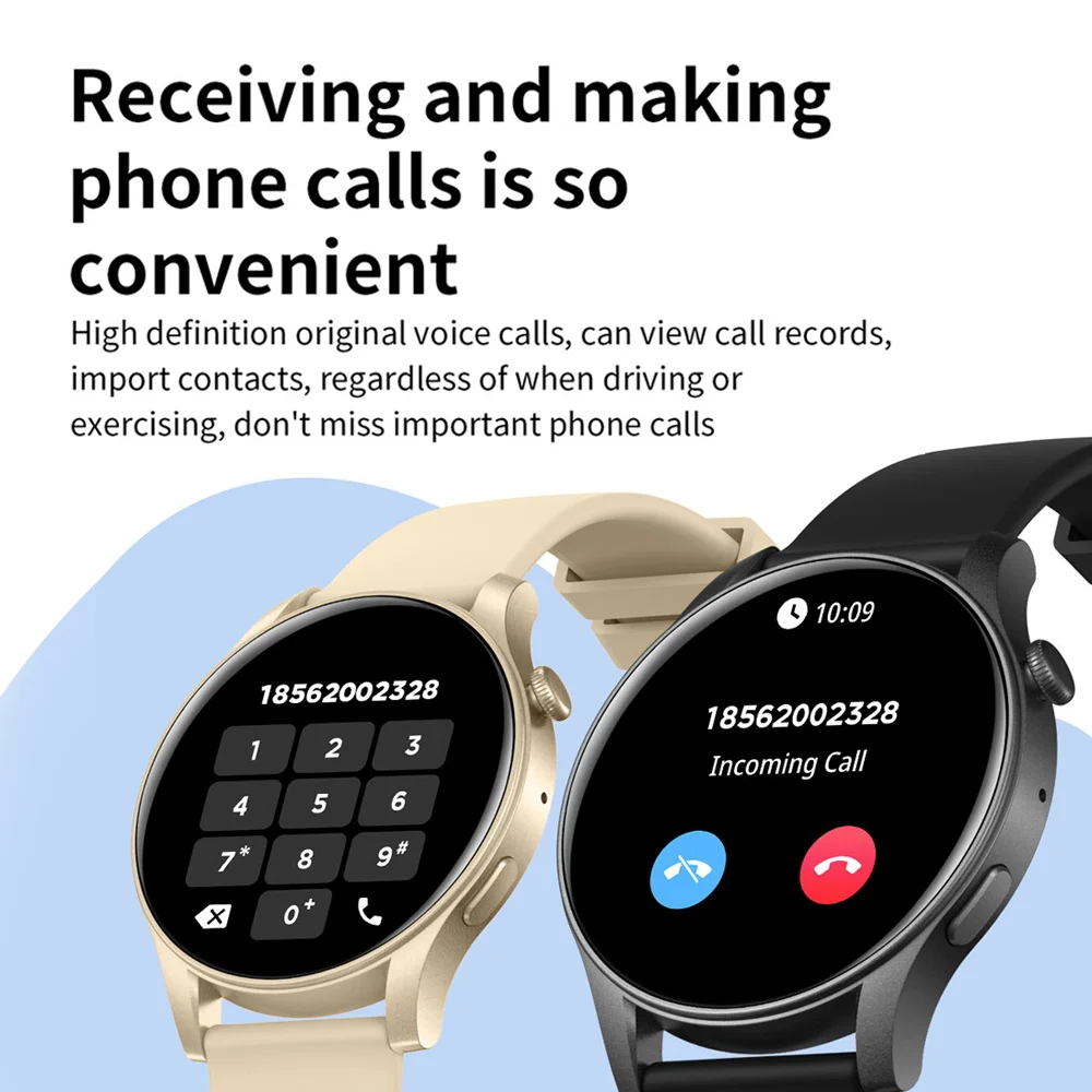 SKMEI-reloj inteligente con Pantalla AMOLED de 250mAh, accesorio de pulsera resistente al agua IP67 con control del ritmo cardíaco, seguimiento de llamadas, Bluetooth, compatible con android e ios, 1,43 pulgadas