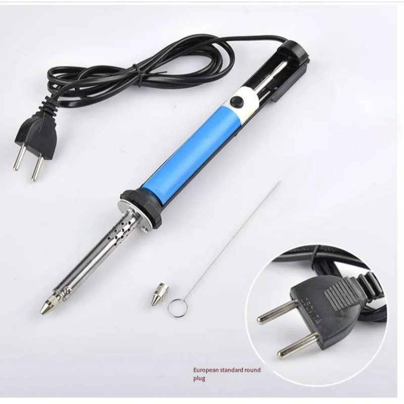 AC 110V/220V Electric Tin Suction Sucker Pen Soldering Iron 30W PCB Solder Suction Desoldering Machine Vacuum Pump Welding Tools