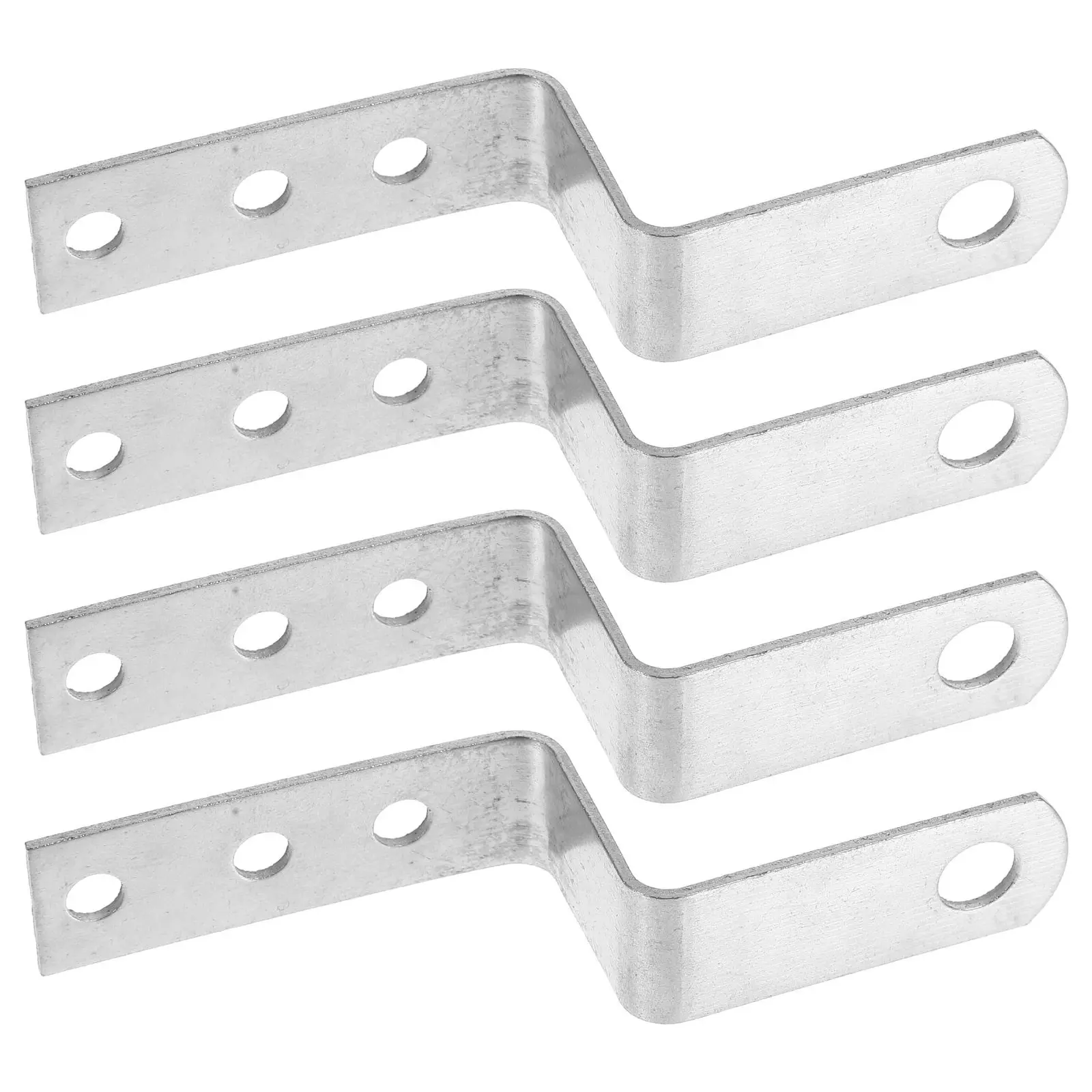 4Pcs Drawer Lock Head Piece Wood Shelf Metal Brackets for Furniture Cabinet Photo Frame Fastening Hardware Accessories