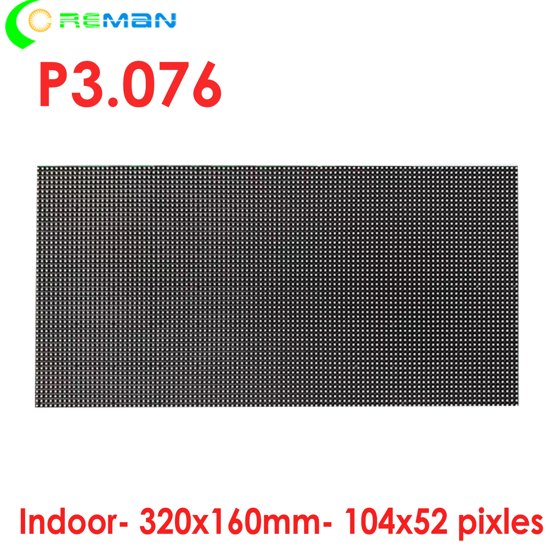 Wholesale price Indoor full color led module P3.076 P3 320x160  32x16cm for digital led sign