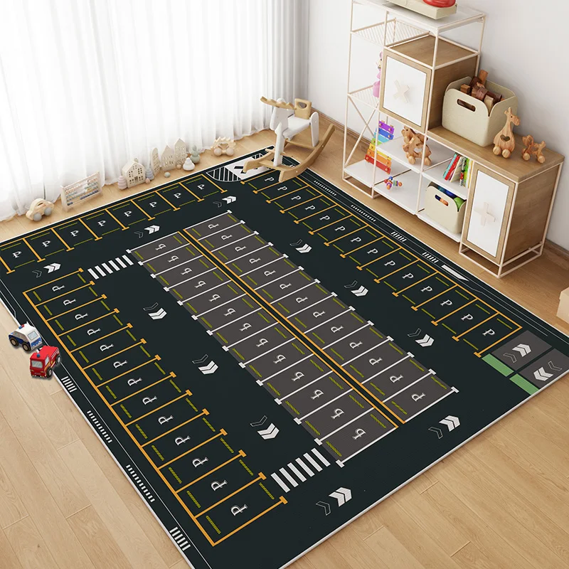 

VIKAMA ковер для парковки с героями мультфильмов, детская комната, мягкие удобные напольные коврики для гостиной, детские коврики для ползания, украшение дома