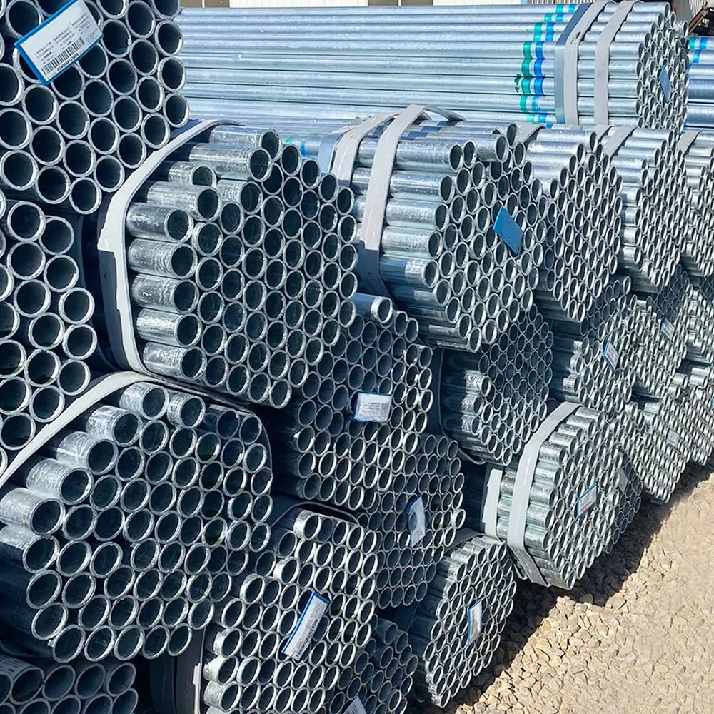 32mm ERW Galvanized Steel Pipe BS1387 Welded 3mm Thickness