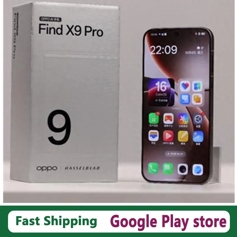 Nuevo Teléfono Android Oppo Find X9 Pro Oficial, Resistente al Agua IP69, Carga Inalámbrica, 7500mAh, Dimensity 9500, OTA, Pantalla AMOLED de 6.78'', 200.0MP