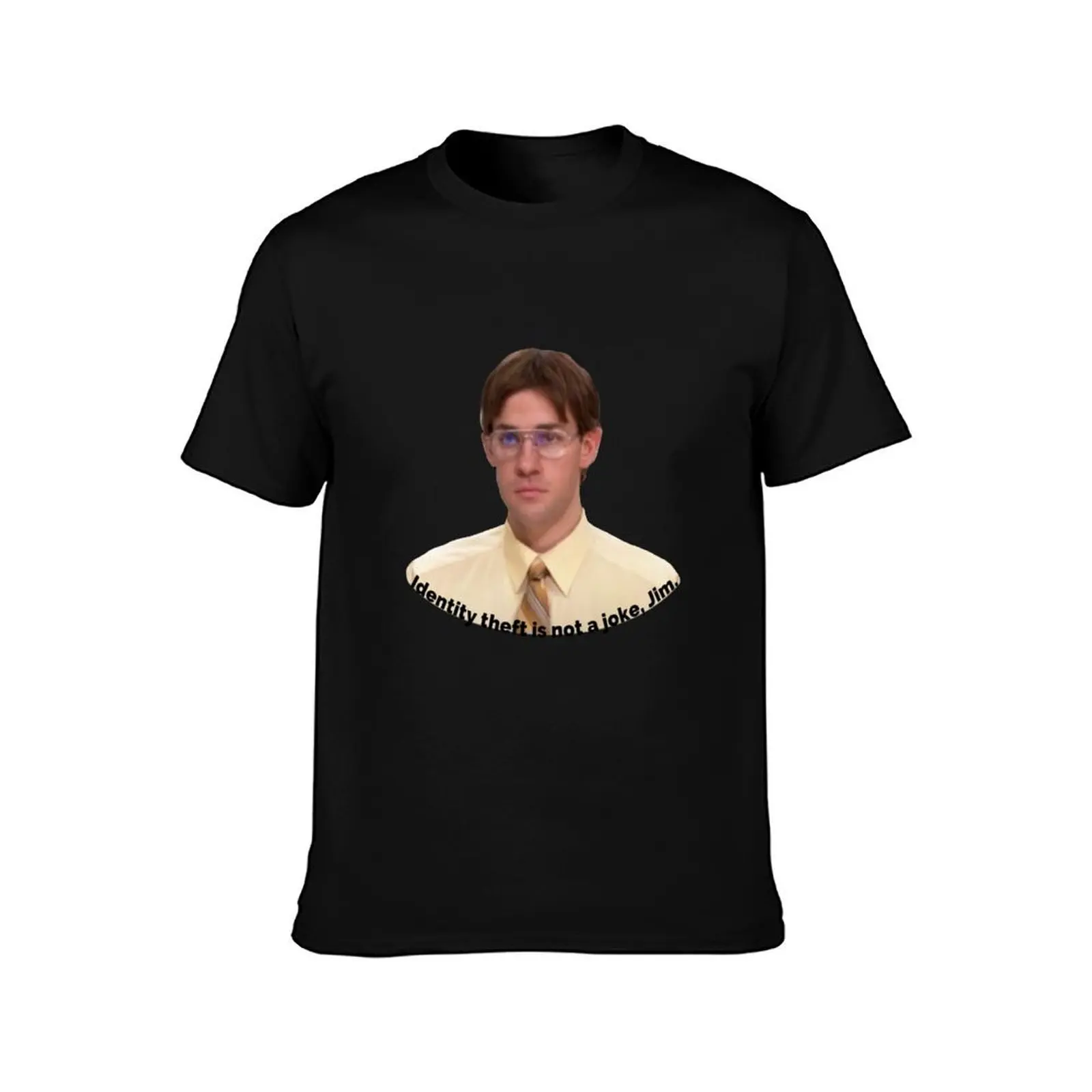 Identity Theft from the office T-Shirt Summer Holiday Casual Tee T-Shirt