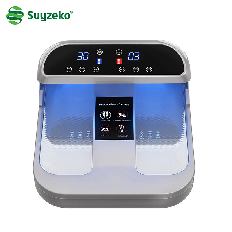 Terahertz Foot Massage Devices Red&Blue Light Physical Therapy Relaxation for Blood Circulation Athletic Recovery Stress Relief