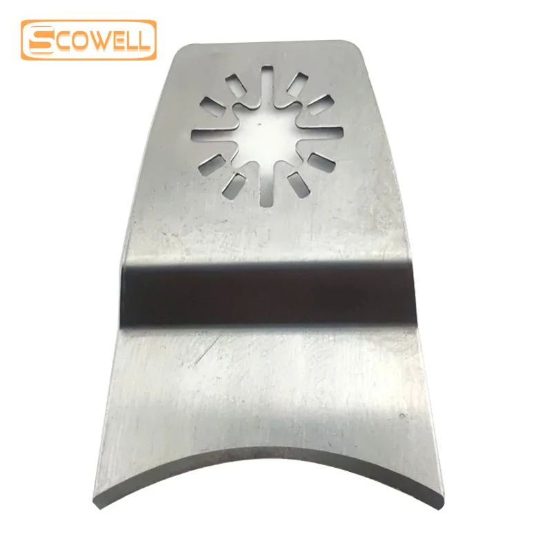 5PCS In Acciaio Inox Curvo Oscillante Strumenti Raschietto Pala Coltello Piega Offset Scrabble Lama del Coltello FAI DA TE Multimaster Utensili Elettrici
