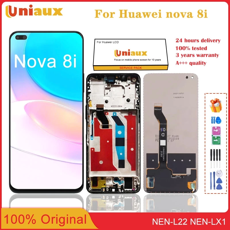 

6.67" Original For Huawei Nova 8i LCD Display Touch Screen Digitizer Assembly Replacement For Honor X20 LCD Nova8i LCD Display