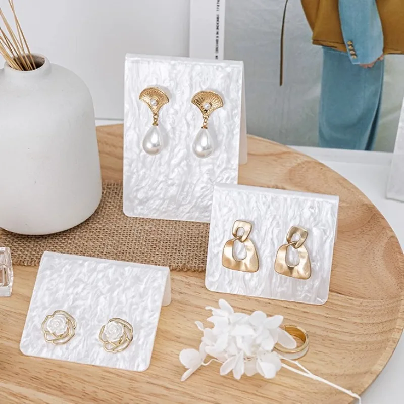 

Exquisite Jewelry Displays Rack Acrylic Earrings Showcase Stand Eardrop Counter Show Storage Holder Live Pictures Display Props