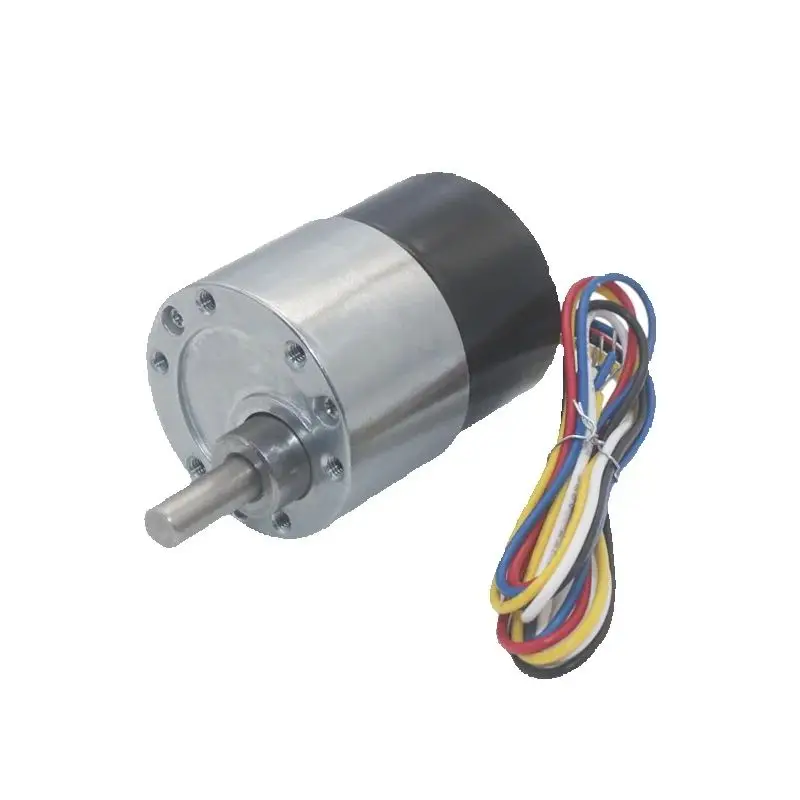 Small 24v 37mm Diameter DC Brushless Gear Motors High Torque Eccentric Shaft BLDC Geared Motor Silent Gear Motor JGB37-3525