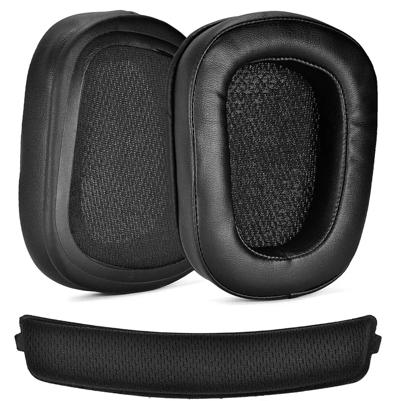 1Pair Foam Ear Pads Cushion Leather Earpad for Logitech G933 G935 G633 / G 933 G 935 G 633 Artemis