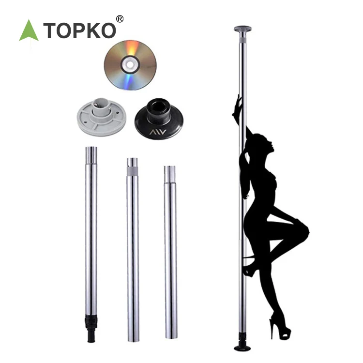 

TOPKO Sport Fitness bar Portable Adjustable Height Pole Dance Dancing Tube for most people
