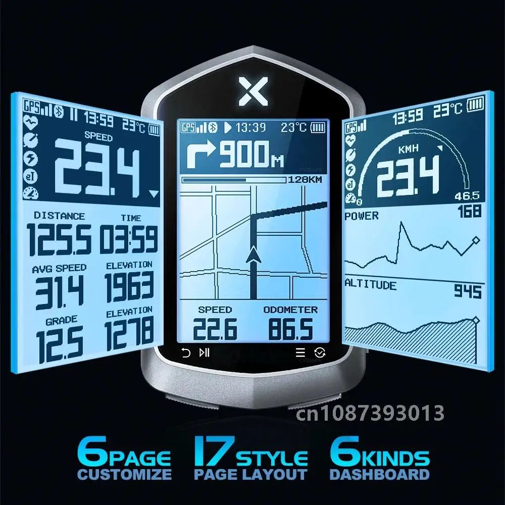 XOSS NAV Plus NAV2 NAV+ Bike Computer GPSBicycle Riding Cycling Map Route Navigation MTB RoadWireless Speedometer Odometer