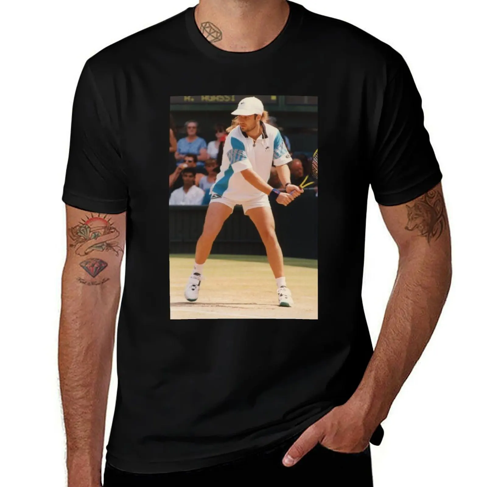 

Wimbledon T-Shirt cute tops quick-drying plus size clothes plain white t shirts men