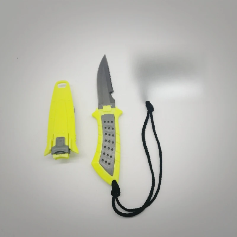 

100% Pure Titanium Fish Hunting Diving BC Knife Cut Wire Diving Accessories Tool Rescue Knife Titanium Alloy Knife