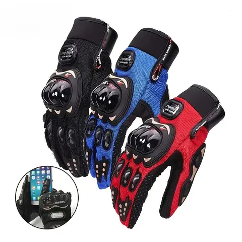 Touchscreen Motorcycle Gloves Anti-slip Breathable Exercise Gloves Bicycal Fishing Fitness Sport MTB Gloves