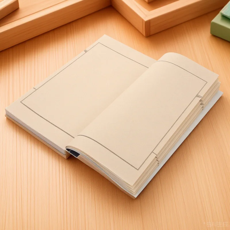 

1 Book Chinese Calligraphy Paper Xuan Rice Paper for Writing Practice Handmade Vintage Style Sheet for Beginners Artists Home