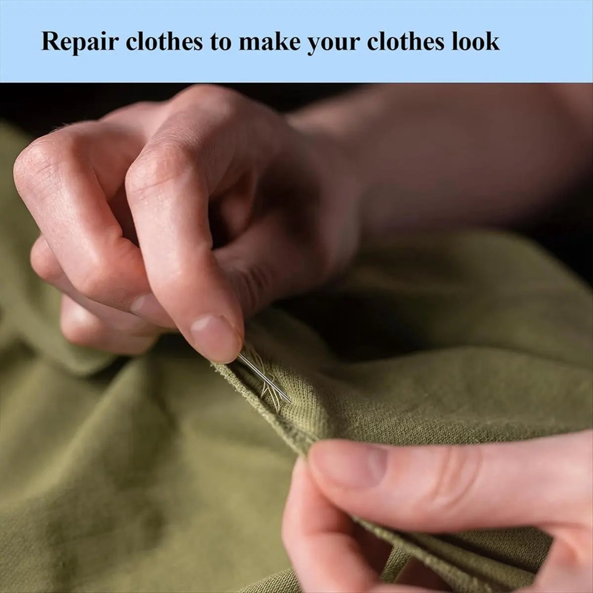 A45I 15 قطعة إبرة إصلاح بعقبة إصلاح الحياكة والأداة المنسوجة 2.36X0.03 بوصة إصلاح الخياطة أداة الحرفية الخياطة خياطة إبرة