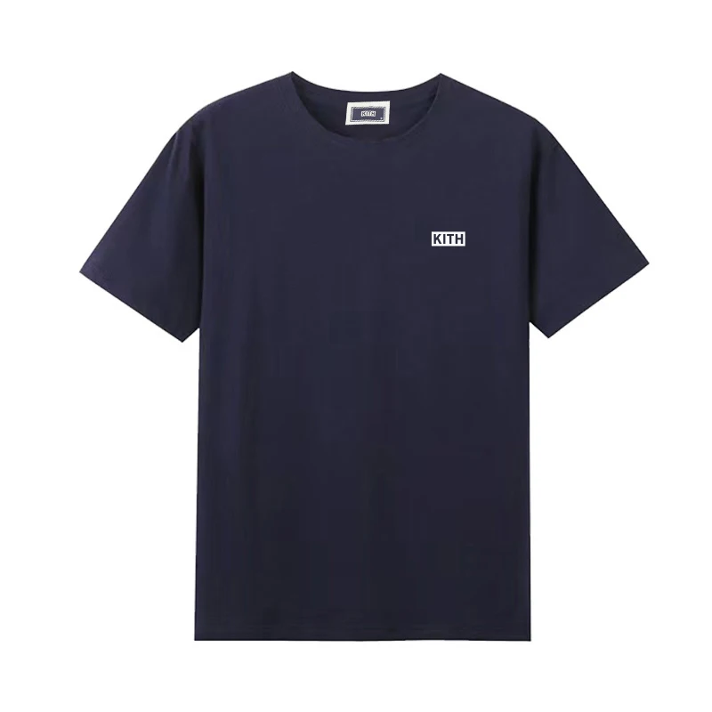 Zomer geëxporteerd naar Japan Koreaans katoen heren dames T-shirt borduurwerk letter logo paar casual losse O-hals korte mouw tees