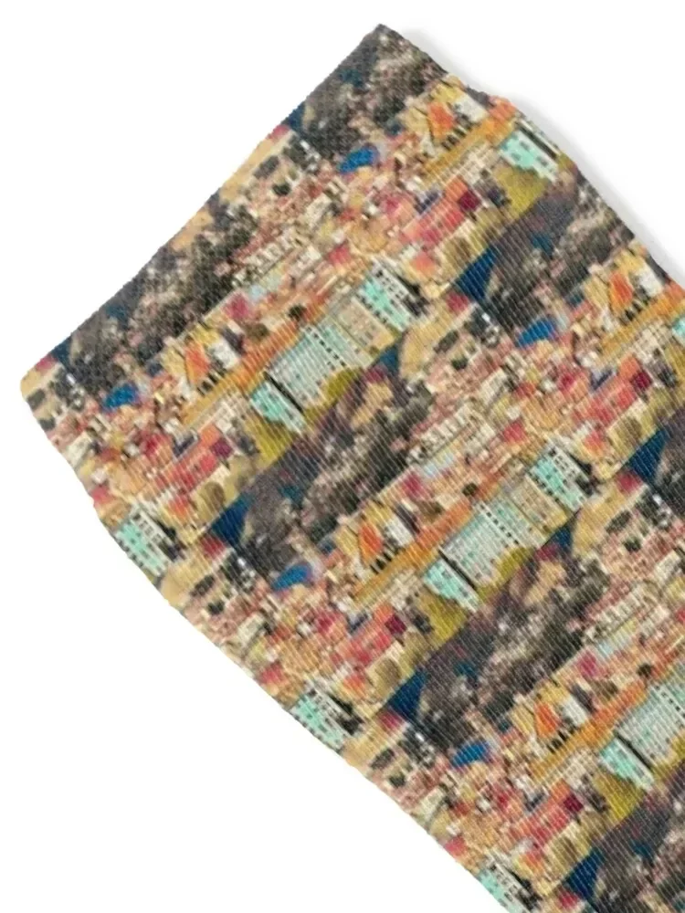 Arles On the Rhone Painted Socks snow hiking Wholesale compression Designer Man Socks Women's