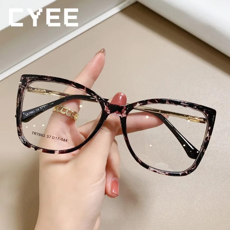 

CYEE New Fashion TR90 Butterfly High Quality Reading Glasses Women Myopia Eyeglasses Customization Prescription Optical Eyewear