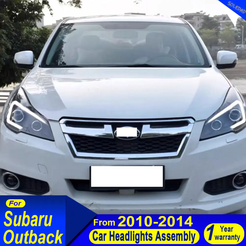 Car Head Lights for Subaru Outback Legacy 2010-2017 new style DRL Car head lamp Assembly Signal Auto Accessories Modified Lamp