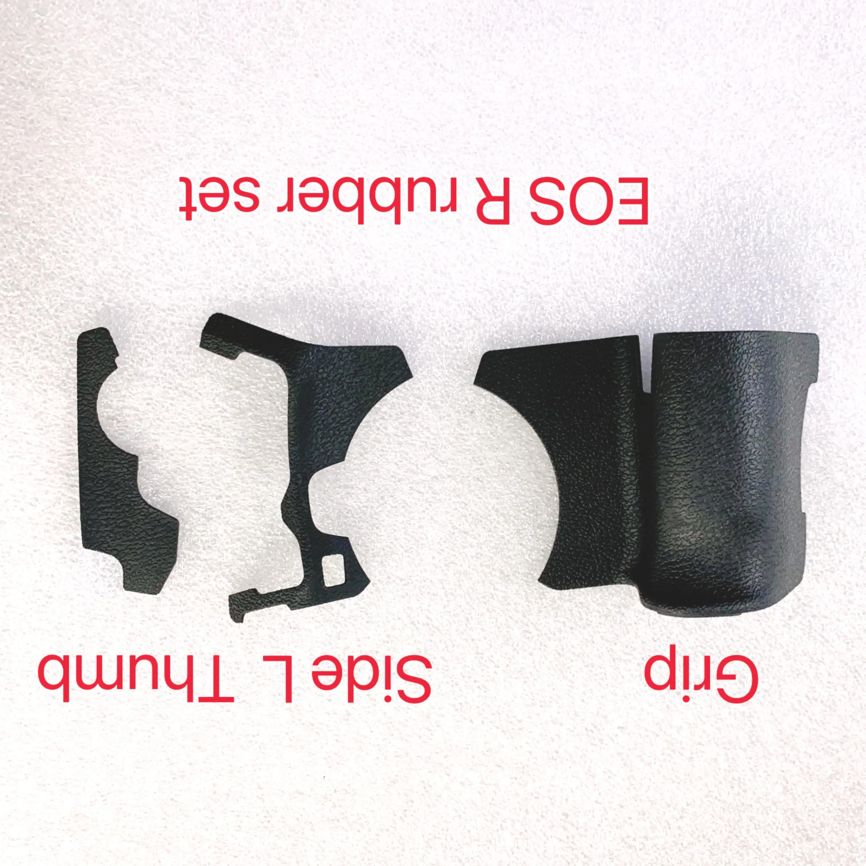 مجموعة مطاط الجسم الأصلية الجديدة لكاميرات Canon EOS R قبضة الأيدي المطاطية/المطاط الجانبي/المطاط الإبهام SLR