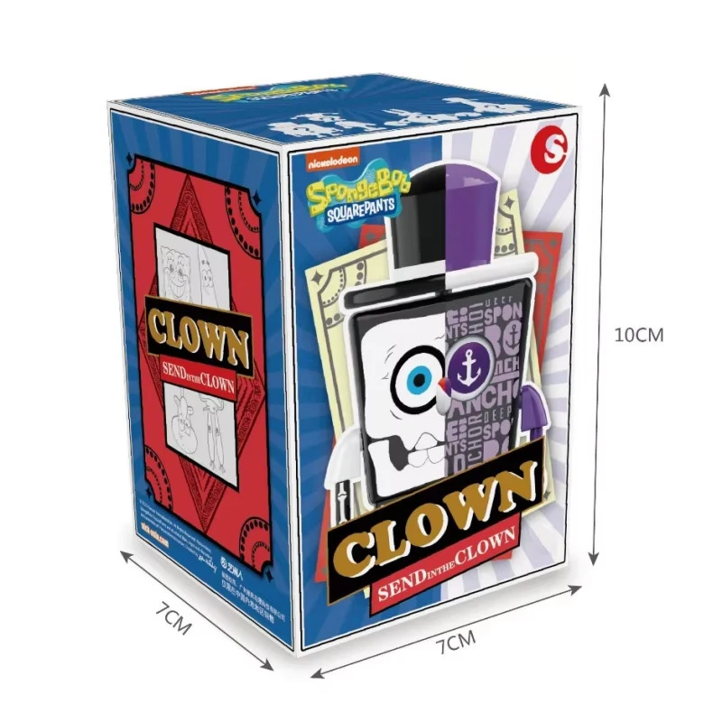 Cartoon SpongeBob Gothic Joker Block Assembly Blind Box Patrick Model Doll Teenagers\' Puzzle Toy Children\'s Decoration Gift