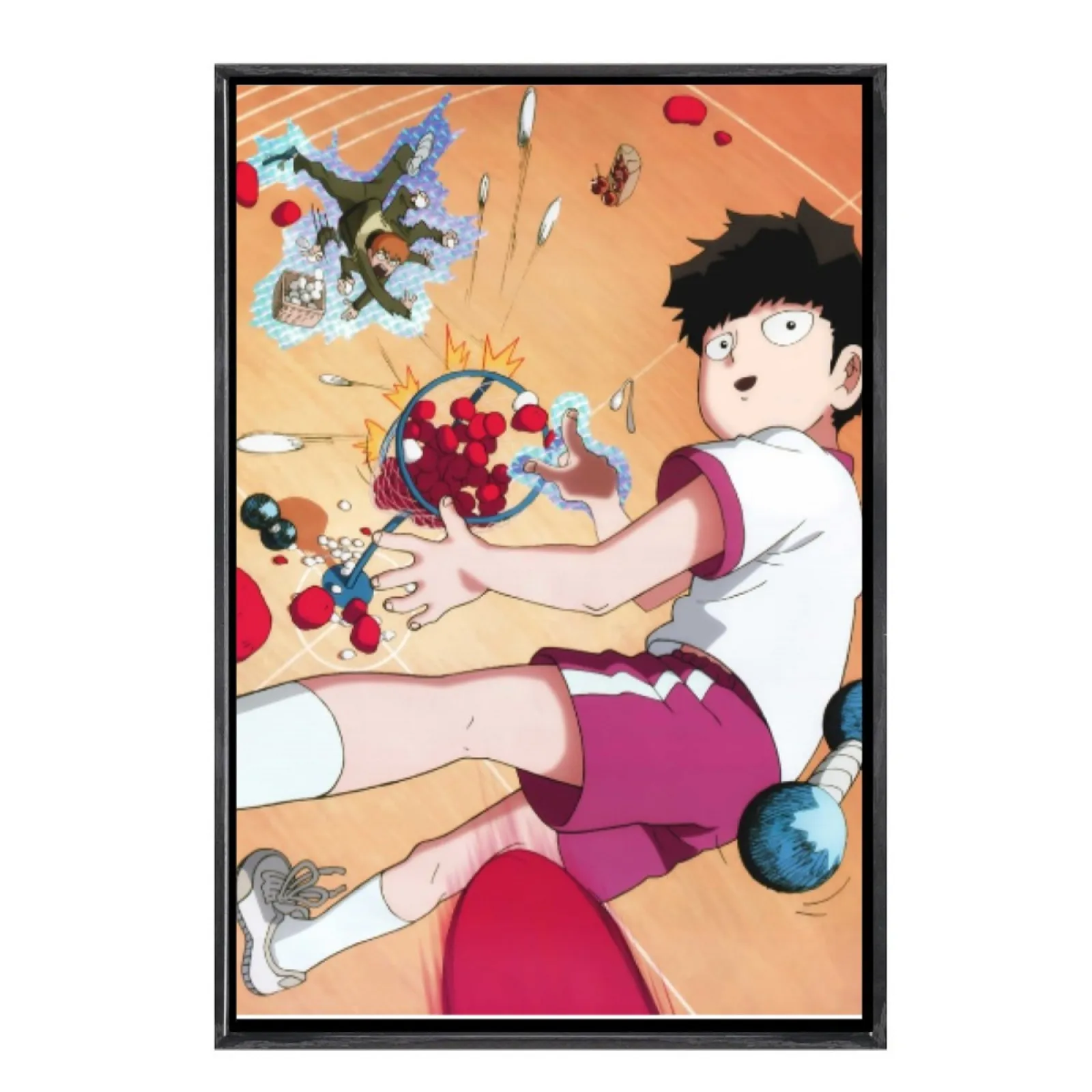 

Japanese Manga Multi-Size Canvas Poster Double Framed Wall Art,Mob Psycho 100 Home Decor