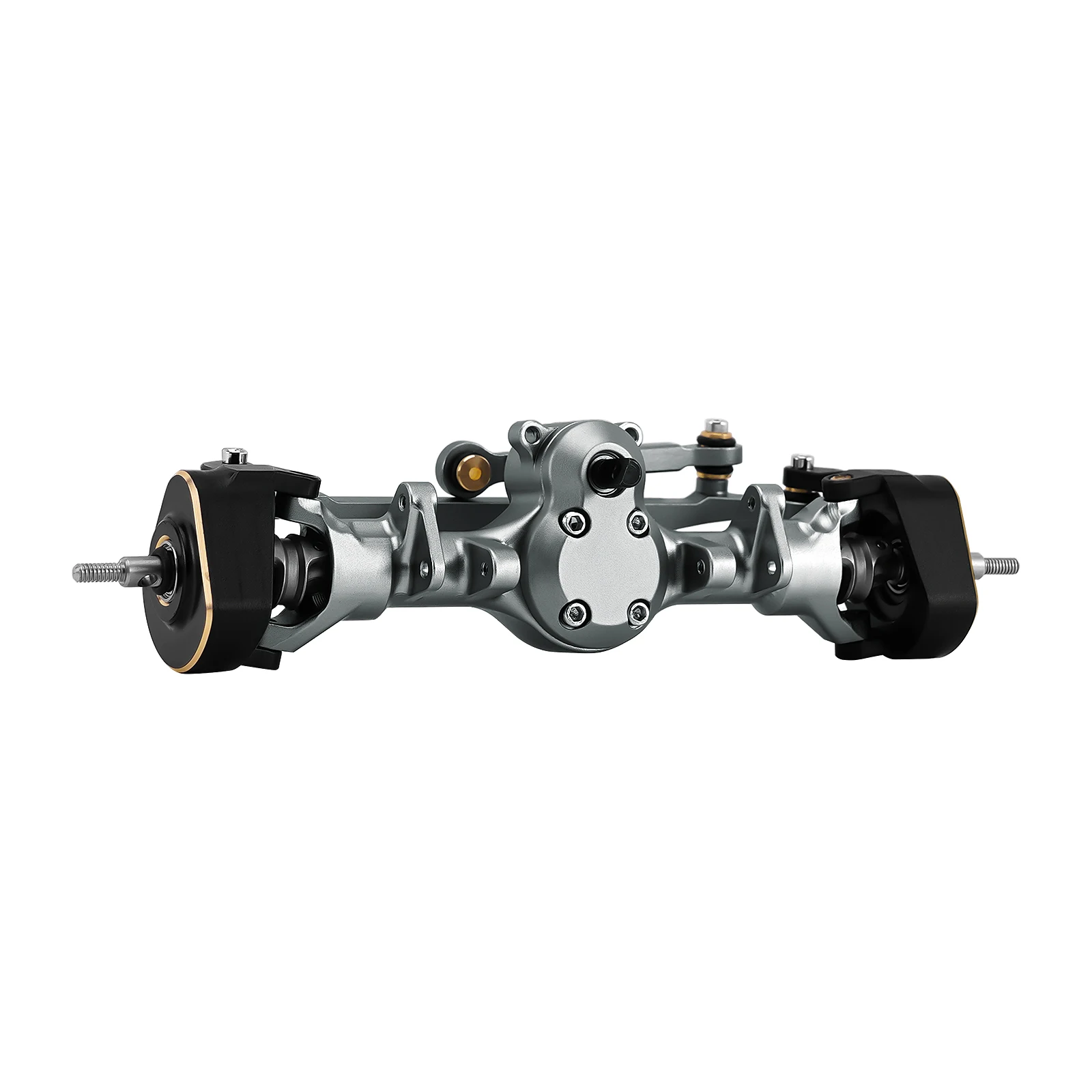 INJORA +4mm Planet Axles with Double Joint Shafts & Brass Steering Knuckles for 1/24 Axial SCX24