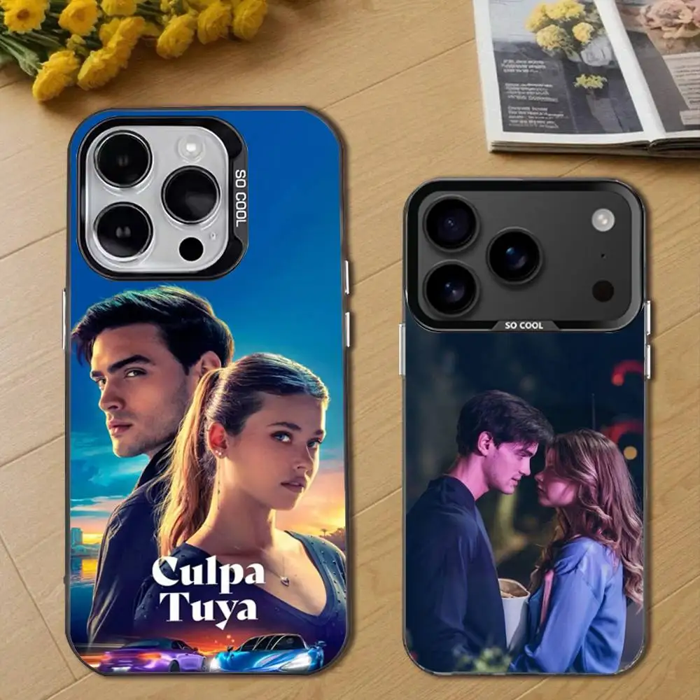 Culpa T-Tuya MIA 20 60 Capa de telefone para iPhone 17,16,15,14,13,12,11,Pro,Max,Plus,E,Air,Mini Capa preta de Tpu