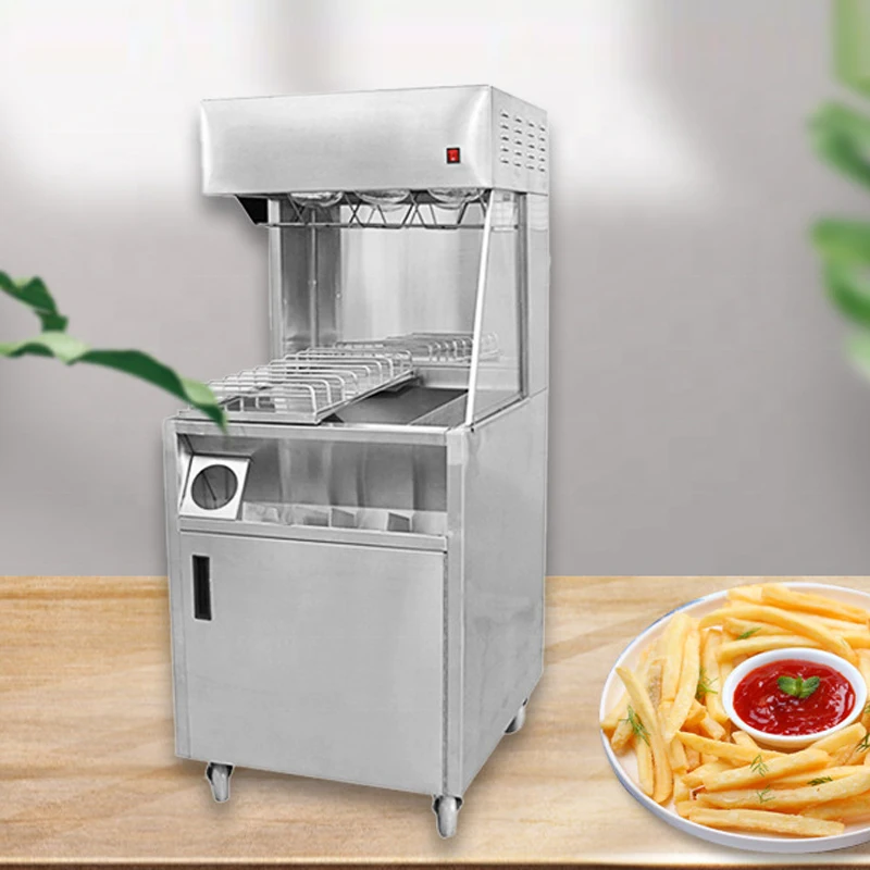 

Коммерческая машина для изоляции картофеля фри, витрина для бытового подогревателя еды