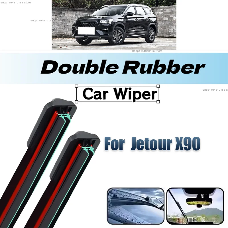 

3PCS Car Wiper for Jetour X90 2020-2022 Front Rear Windshield