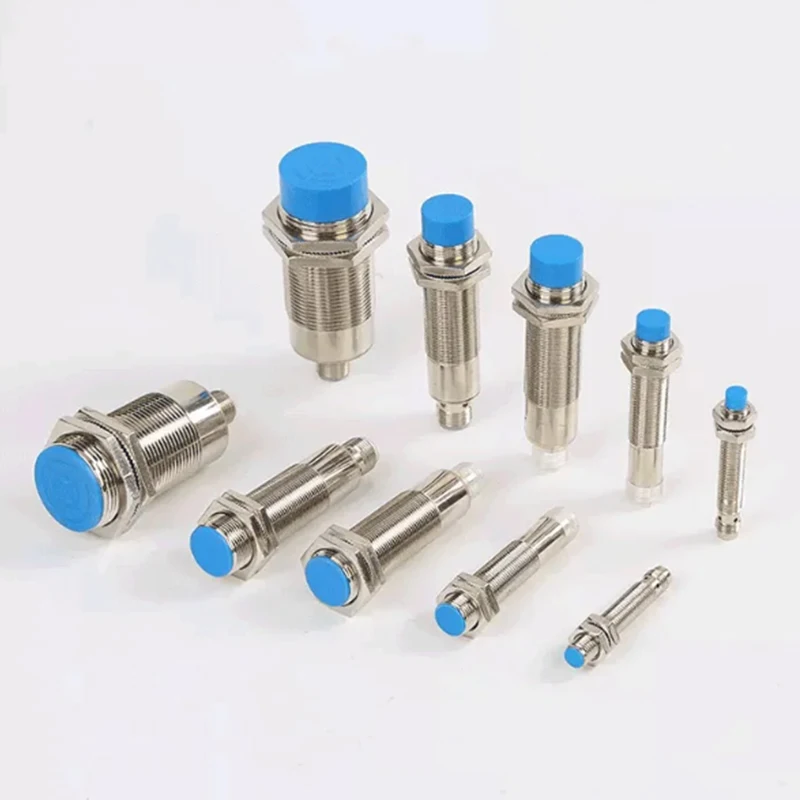 BXUAN Cylindrical Inductance Proximity Sensor NPN PNP Plug in M30 Flushed Metal Proximity Switch Sensor