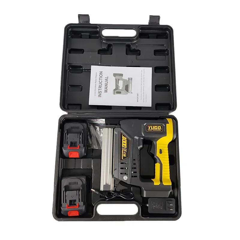 LD-422J/F30 Lithium-Ion Battery-Powered Nail  house hold Small Automatic Nailing Carpentry Staple  U-Shaped