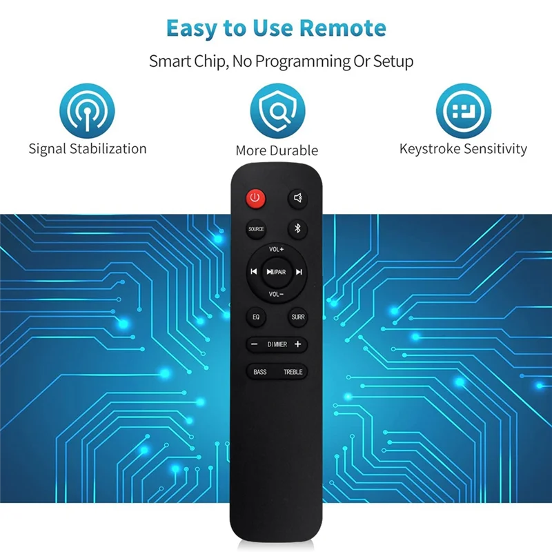 EN218A8H Replace Remote Control for Hisense Soundbar HS218 2.1 Channel 2.1Ch Sound Bar Home Theater System