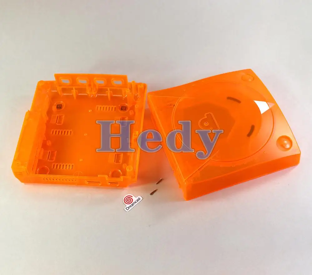 1 قطعة ل SEGA Dreamcast تيار مستمر حامي شل استبدال ألعاب وحدة التحكم حامي صناديق الألعاب اكسسوارات شفافة