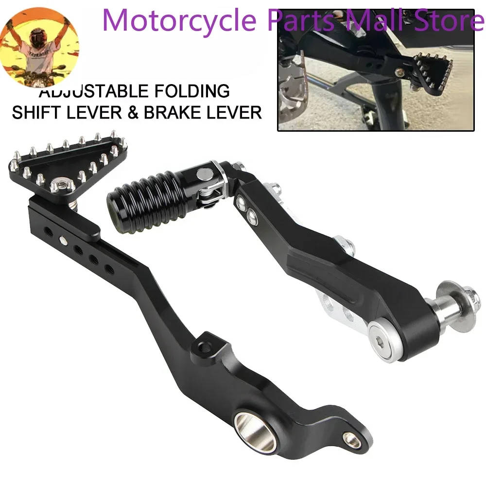 

Motorcycle Folding Shifter Shift Pedal Lever & Rear Foot Brake Pedal Lever For BMW R1200GS 2013-2022 R1250GS 2018-2022 Adventure