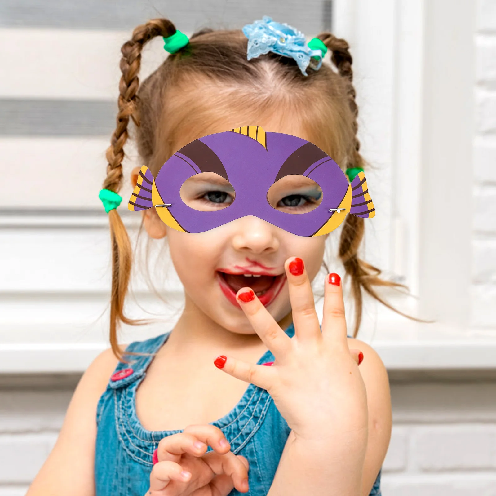 

10pcs Ocean Animal Masks Fine Workmanship Lightweight Reusable Face Mask For Halloween Cosplay Party Festival Decorative