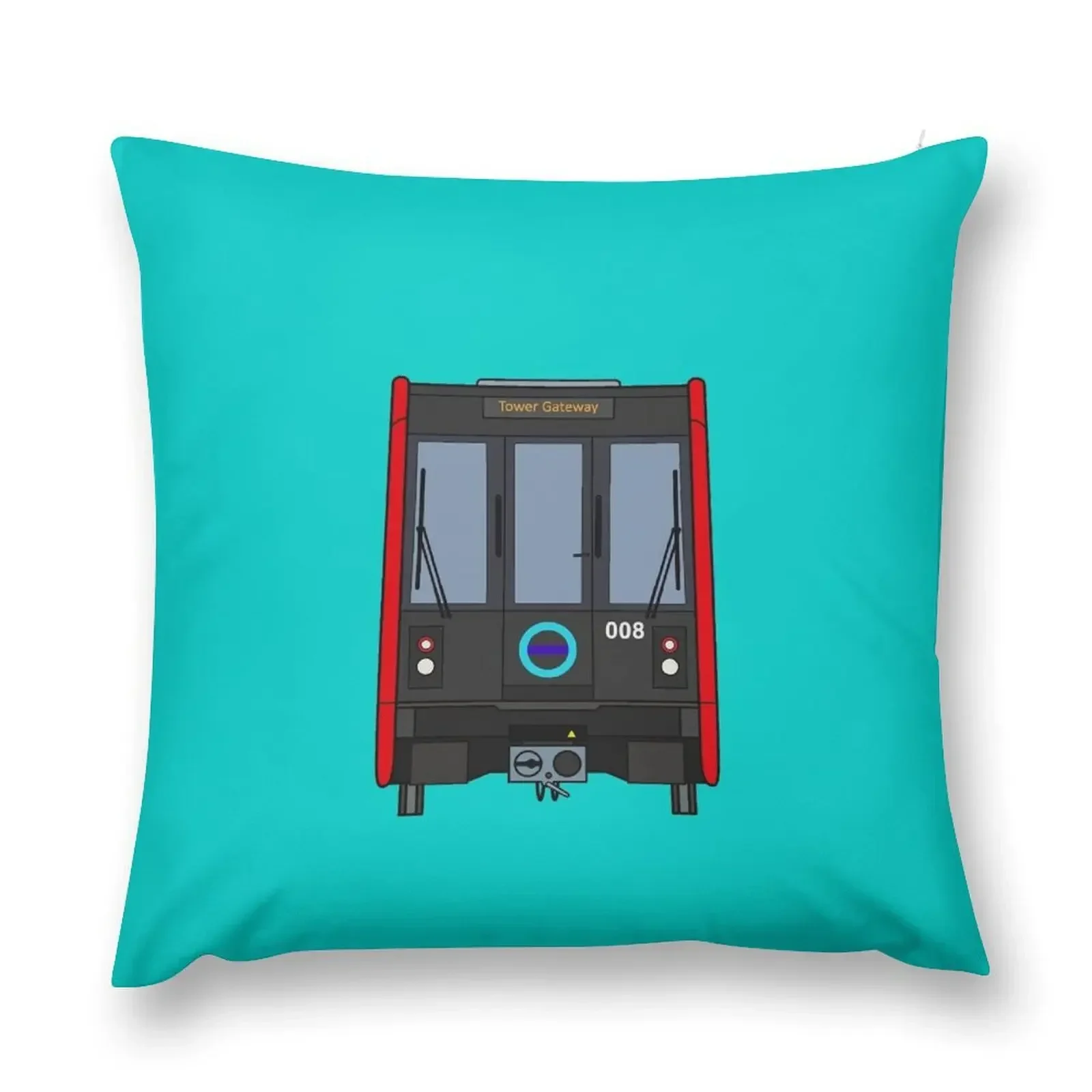 

London Docklands Train Throw Pillow Christmas Pillows Pillow Case Cushion Covers For Living Room pillow pillowcase