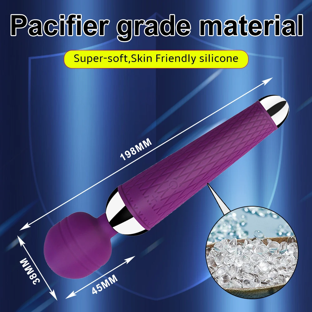 Vibromasseur gode 10 vitesses AV baguette magique point G clitoridien mamelon Massage stimulateur de masturbation produits pour adultes pour jouets sexuels féminins