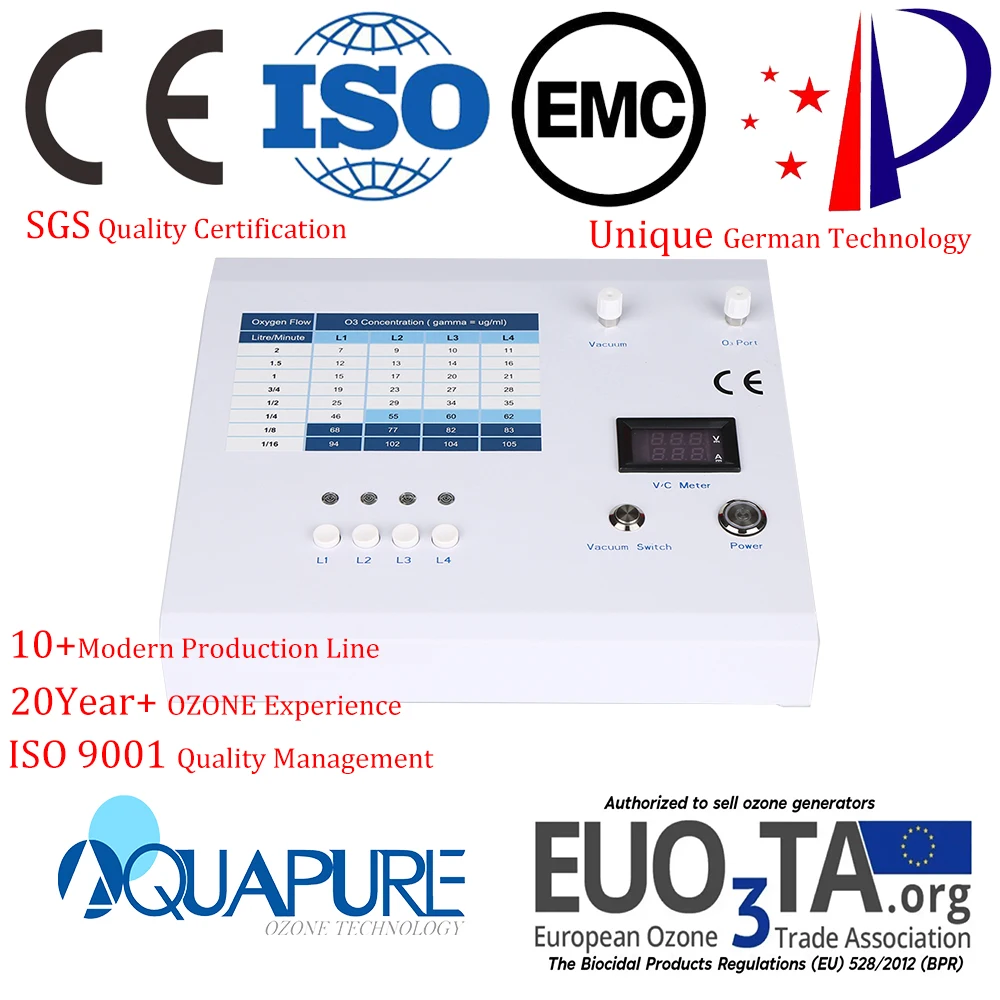 New Arrival Patent Design CE Approval Desktop ozone therapy machine