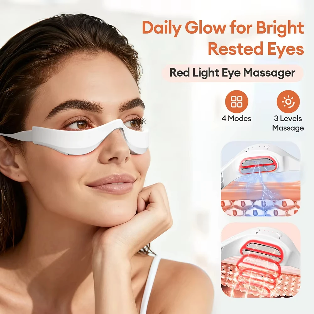 Electric Eye Massager Glasses - مراجعة Light Therapy Glasses وسعره