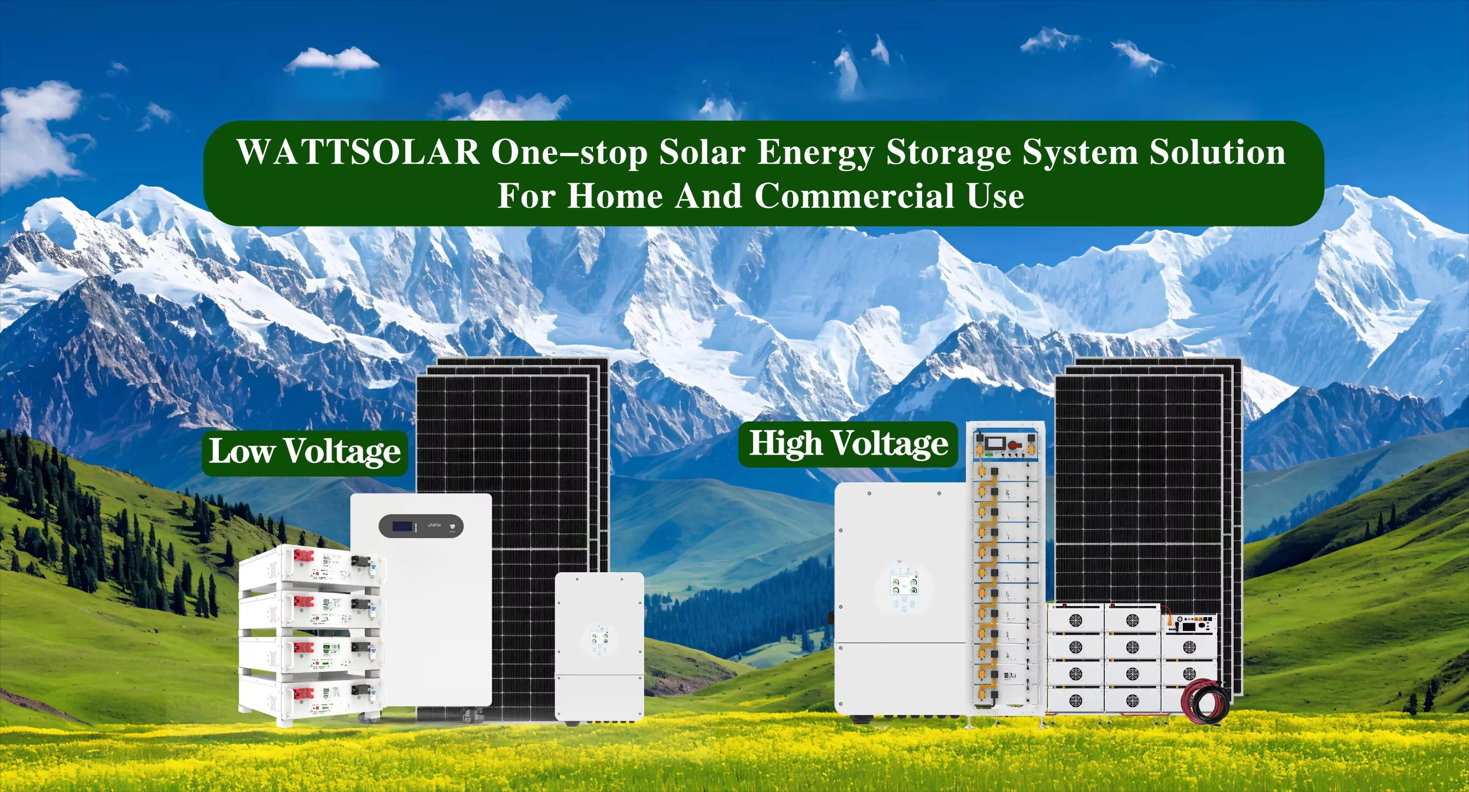 40KW 50KW 60KW Commercial Hybrid Solar Energy Storage System with JA/Trina Panels, /Deye Inverter & Lithium Battery Bank