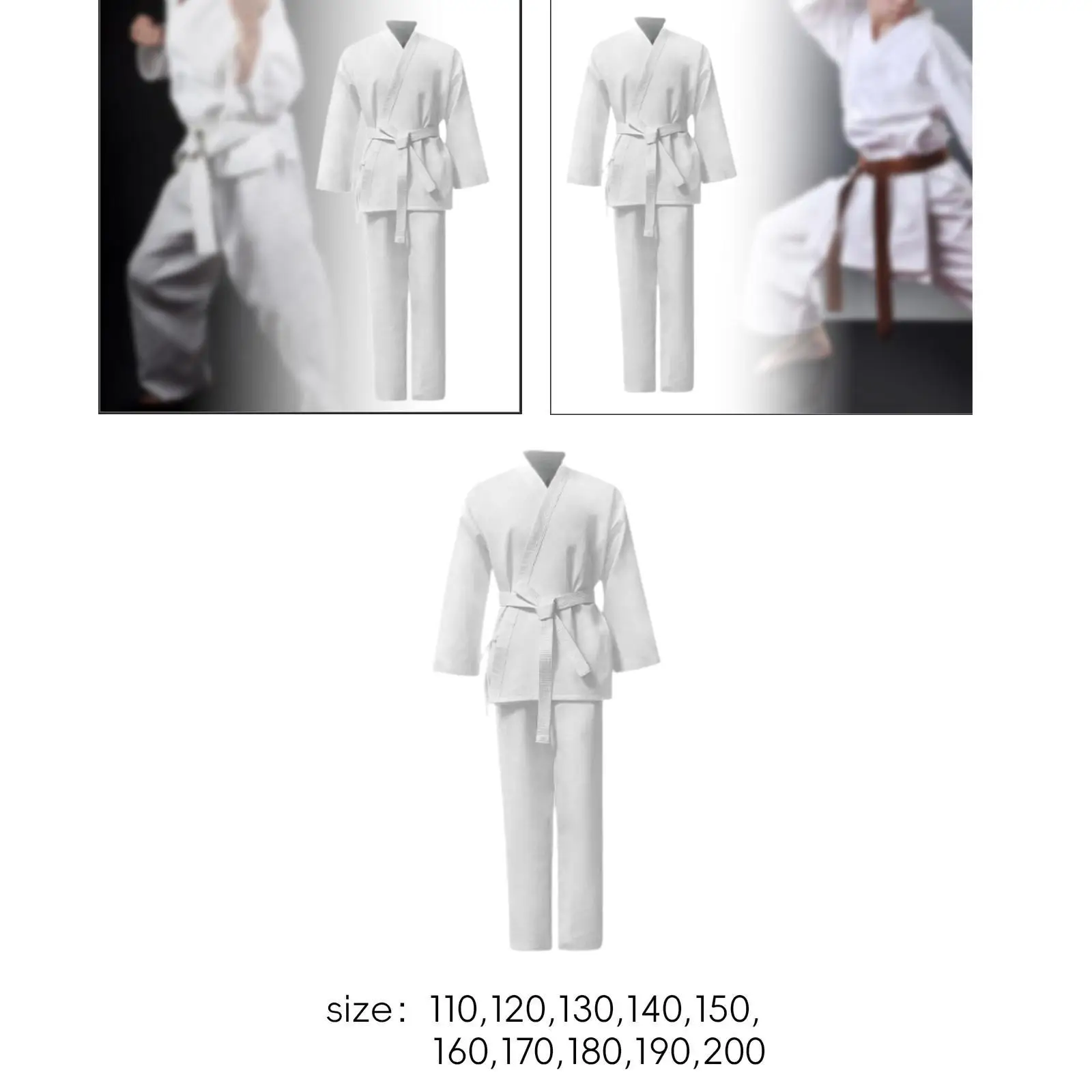 زي الكاراتيه ملابس الكاراتيه خفيفة الوزن لممارسة المنافسة