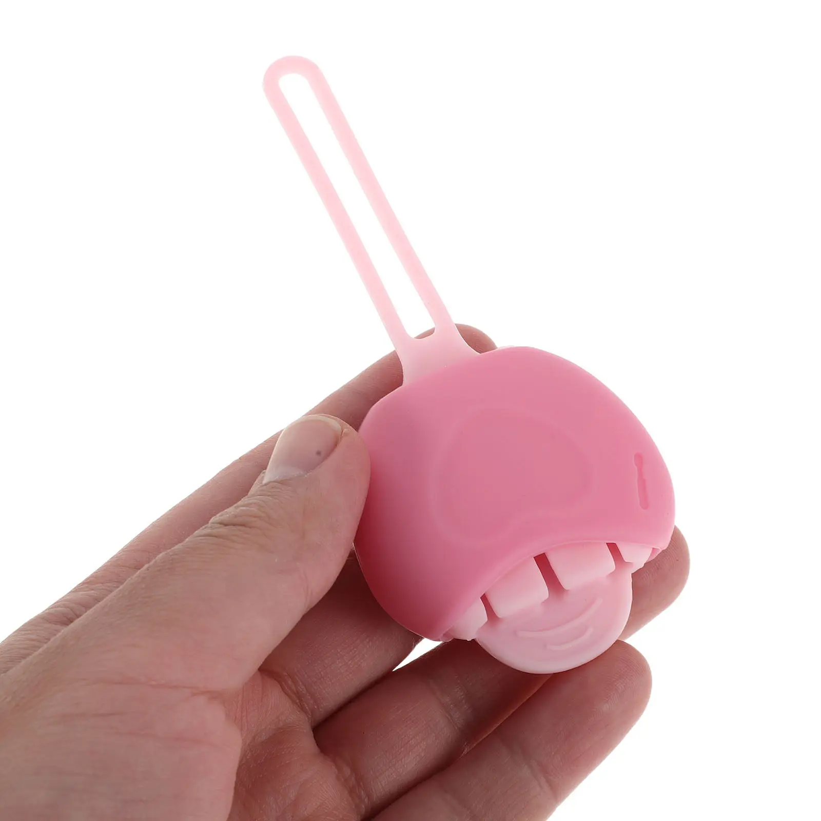 

Силиконовый чехол для хранения кистей для губ, розовый, мини-размер, на 3 кисти, пылезащитный дорожный держатель с ремешком, незаменимый инструмент для визажистов