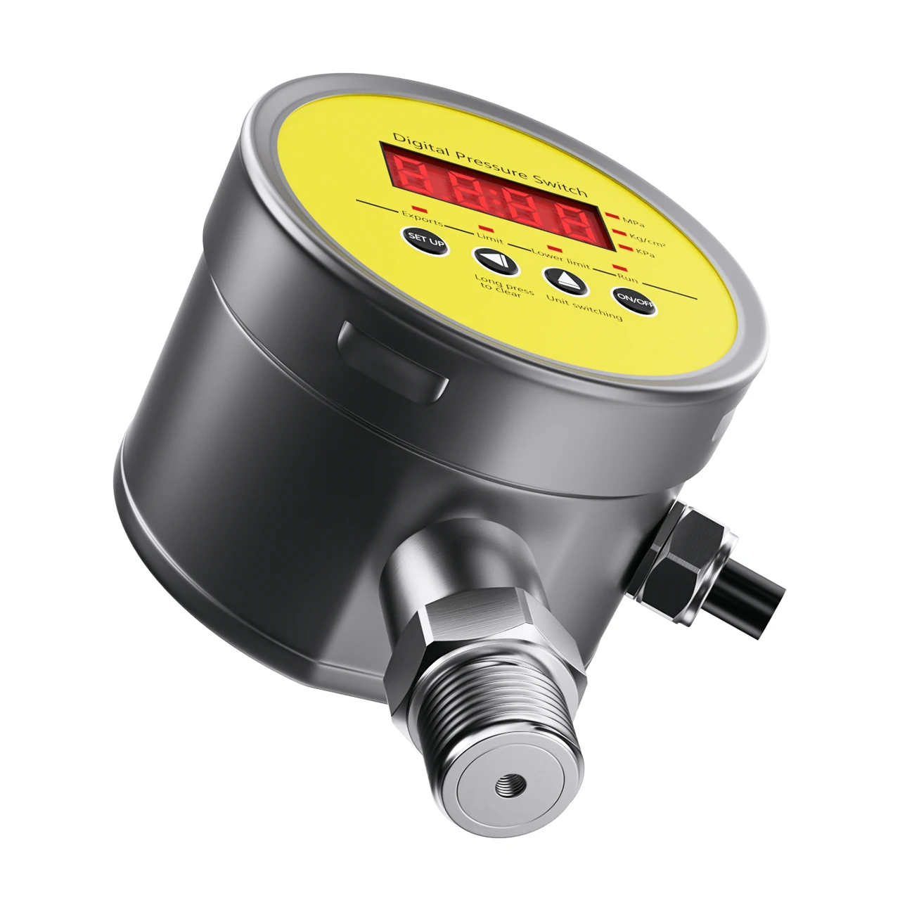 M20*1.5 Thread 0.5%FS Pressure Gauge 0-1.6MPa 0-2.5MPa 0-10MPa Air Gas Oil Water Measure Intelligent Pressure Measurement