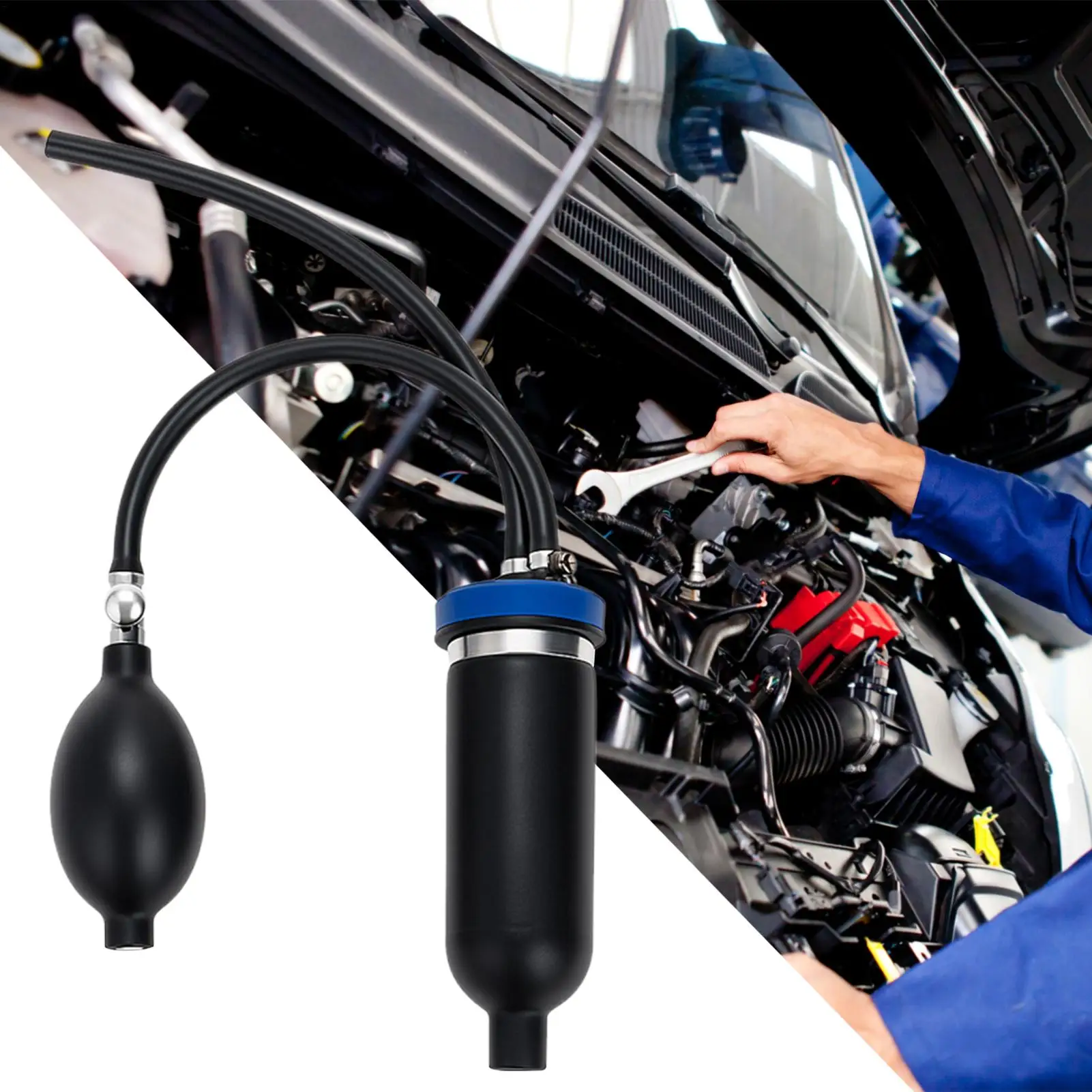 Automotive Leak Detection Adapter Car Machine Quick Accurate Tester Tool For Engine Intake Air Detection Plumbing Conditioning