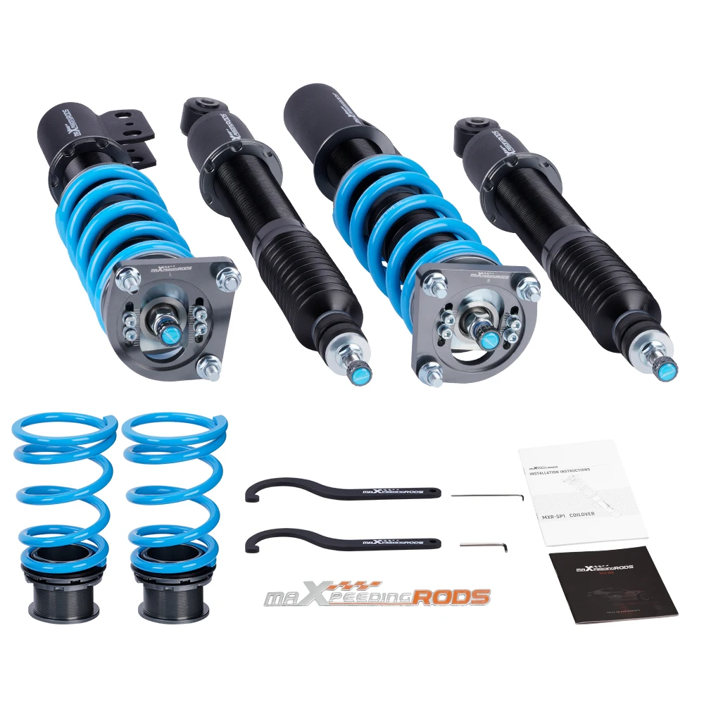 

Maxpeedingrods COT6 Coilover Suspension Lowering Kit For Ford Mustang 94-04 Front Rear Suspension Strut Coilovers